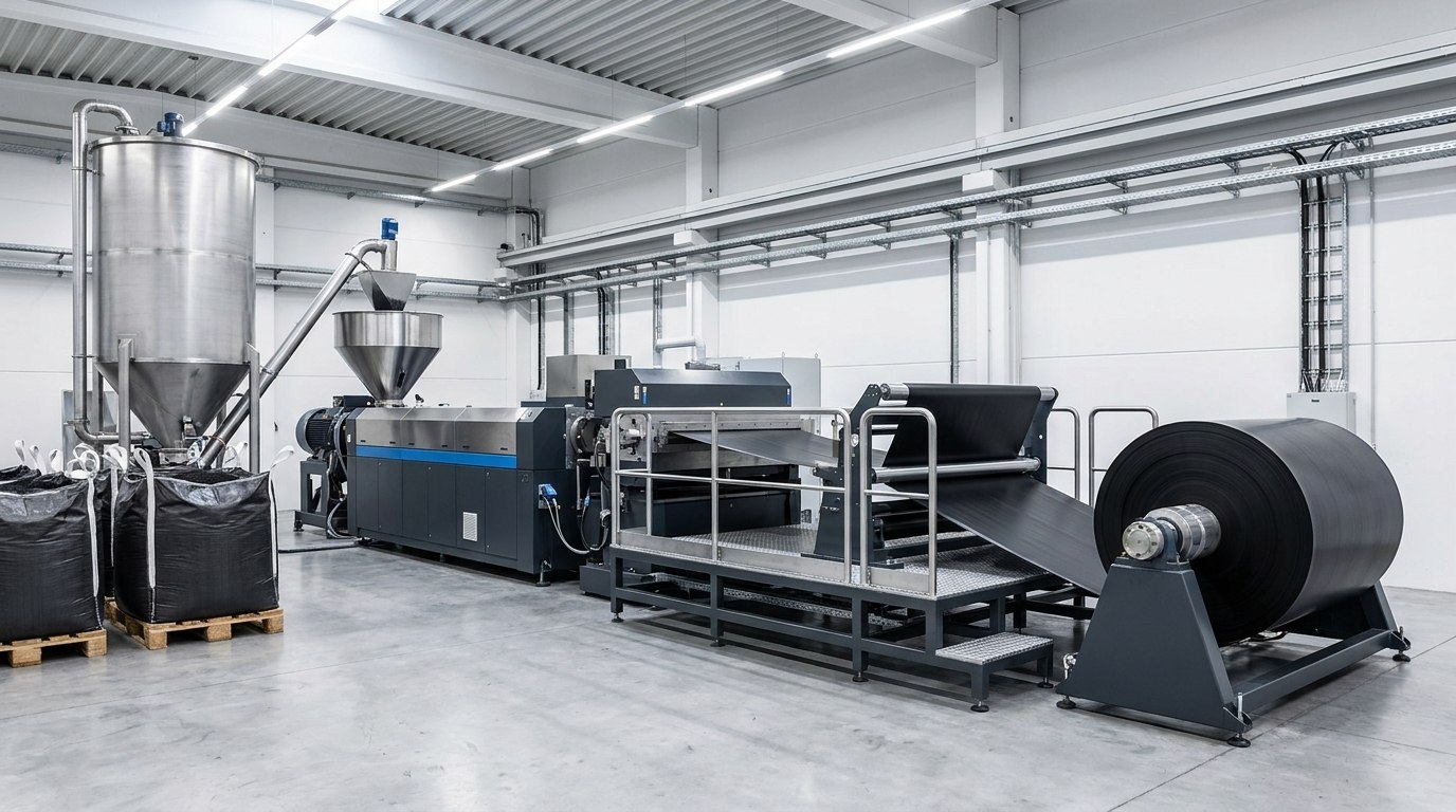 Su yalıtım membranı için siyah LDPE granül